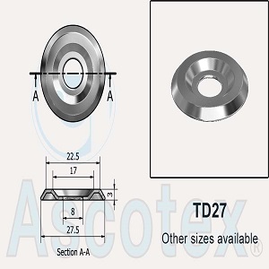 Đĩa căng dây Ascotex TD27 Metal Tension Disc